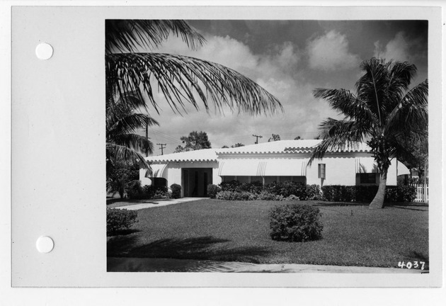 Devonshire Boulevard, Coral Gables, Florida - recto