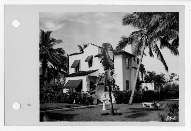 Ferdinand Street, Coral Gables, Florida - recto