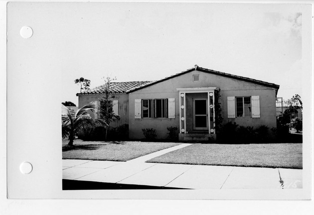 Fonseca Avenue, Coral Gables, Florida - recto