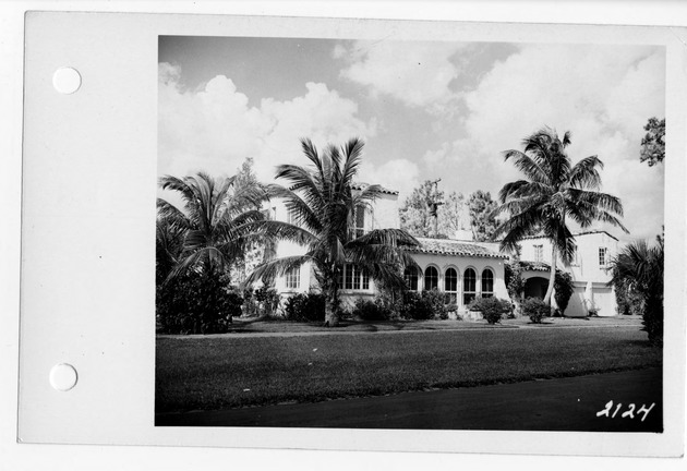 Granada Boulevard, Coral Gables, Florida - recto