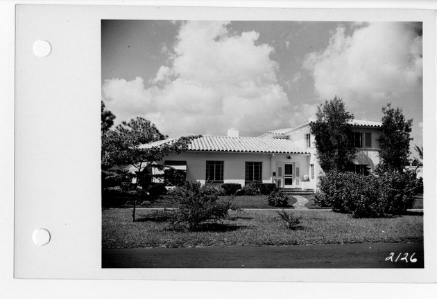 Granada Boulevard, Coral Gables, Florida - recto