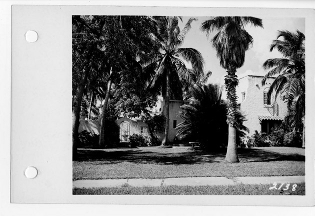 Granada Boulevard, Coral Gables, Florida - recto