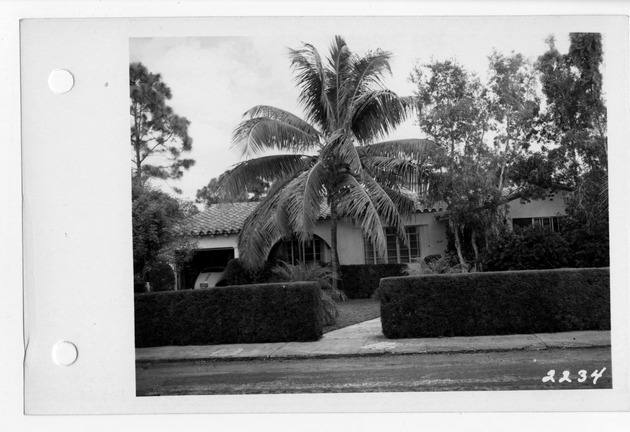 Harlano Street, Coral Gables, Florida - recto