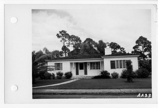 Harlano Street, Coral Gables, Florida - recto