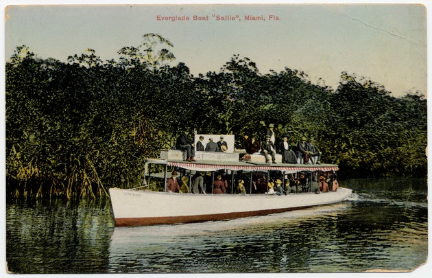 Everglade Boat 'Sallie', Miami, Fla. - Front