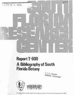 A Bibliography of South Florida Botany