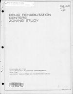 [1974] Drug rehabilitation centers zoning study