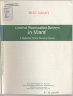 [1977] Criminal victimization surveys in Miami
