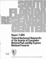 [1980-11] Tropical Hardwood Hammocks of the Interior of Everglades National Park and Big Cypress National Preserve