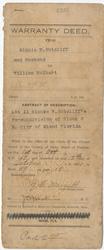 [1910-10-01] Warranty Deed from Minnie W. Sutcliff and husband to William Hulbert