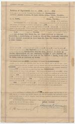 Articles of Agreement between Samuel Koerner and L. L. James. Hialeah Homesites