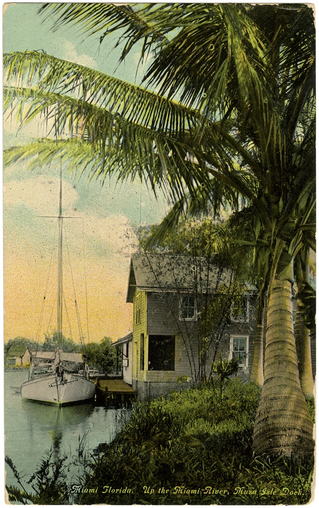 Up the Miami River, Musa Isle Dock. - Front