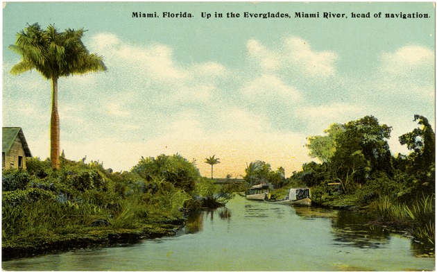 Up in the Everglades, Miami River, head of navigation - Front