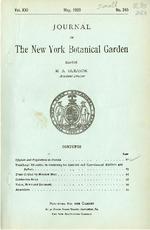 Journal of The New York Botanical Garden, vol. XXI, no. 245