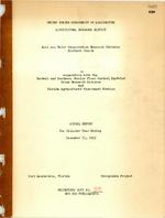 [1963] Soil and Water Conservation Research Division Southern Branch