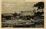Set of ten photo-gloss post cards of the Seminole Indians at the Osceola Indian Village N.W. 36th St. and Canal, Miami, Florida