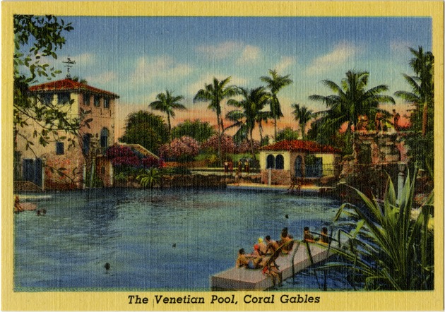 Venetian Pool, Coral Gables, Florida - Recto