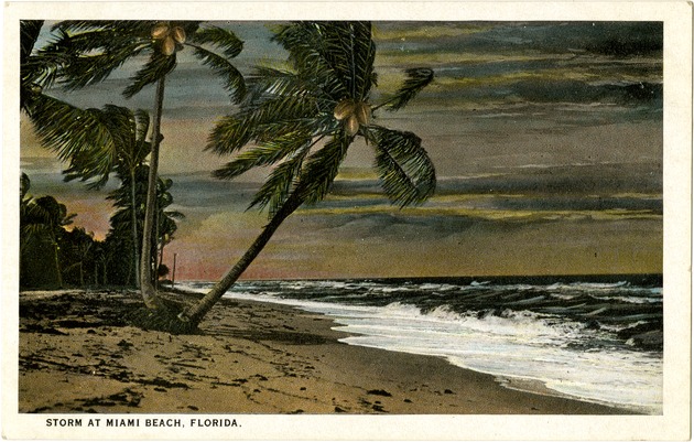 Storm at Miami Beach, Florida - Front