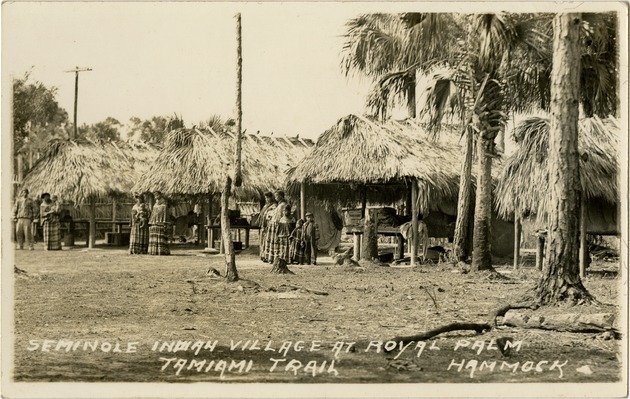 Seminole Indian village at Royal Palm Hammock Tamiami Trail - Front