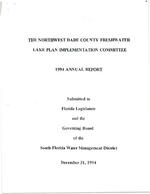 The Northwest Dade County Freshwater Lake Plan Implementation Committee 1994 Annual Report
