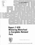 [1982-06] Wintering Waterfowl in Everglades National Park