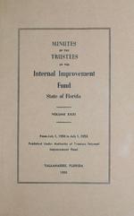 Minutes of the Trustees of the Internal Improvement Fund, State of Florida. Vol. 31
