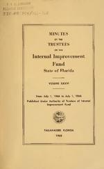 Minutes of the Board of Trustees Internal Improvement Fund of the State of Florida. Vol. 36 (1966-1968)