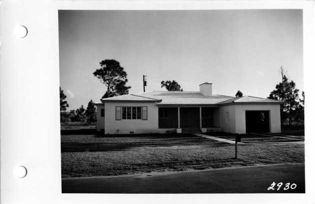 Manati Avenue, Coral Gables, Florida - recto