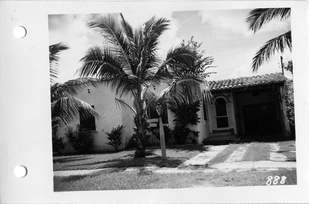 Messina Avenue, Coral Gables, Florida - recto