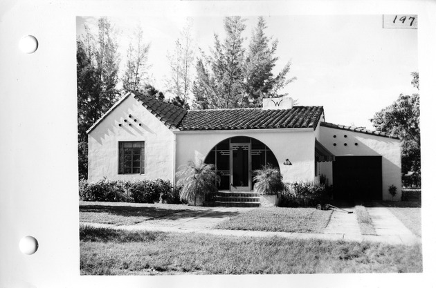 Minorca Avenue, Coral Gables, Florida - recto