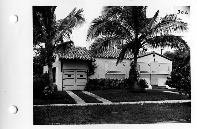 Minorca Avenue, Coral Gables, Florida - recto