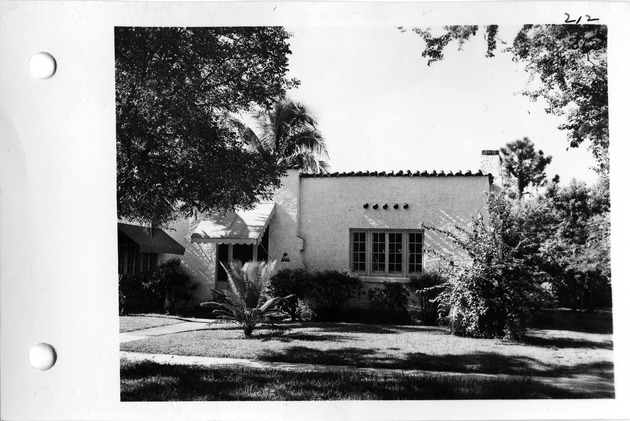 Minorca Avenue, Coral Gables, Florida - recto