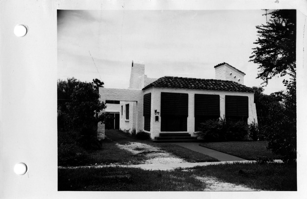 Minorca Avenue, Coral Gables, Florida - recto