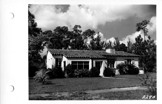 Monserrate Street, Coral Gables, Florida - recto