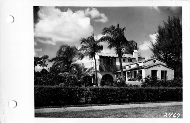 Monserrate Street, Coral Gables, Florida - recto