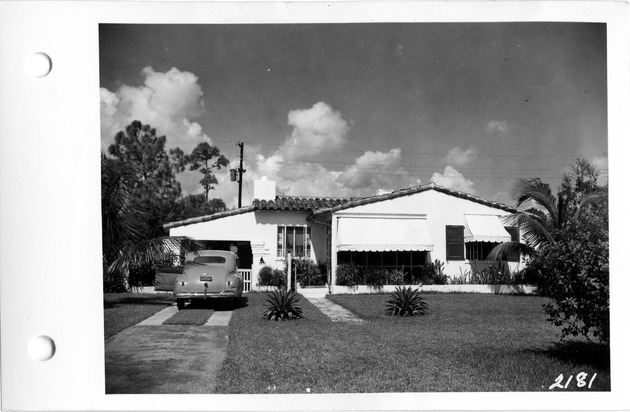 Riviera Drive, Coral Gables, Florida - recto