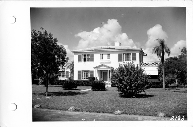 Riviera Drive, Coral Gables, Florida - recto