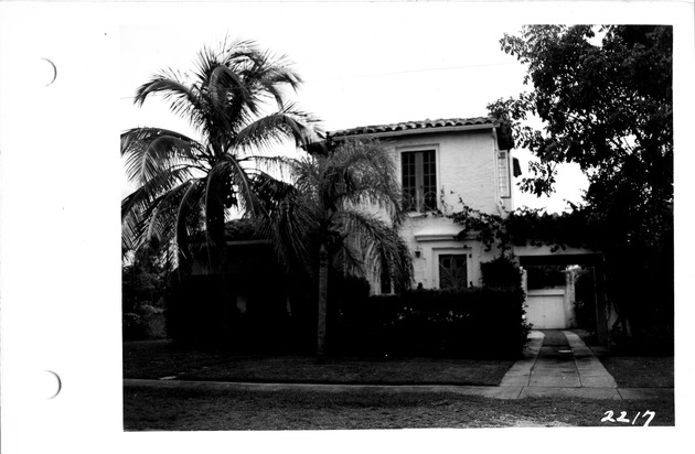 Roderigo Avenue, Coral Gables, Florida - recto