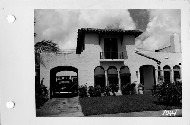 Salzedo Street, Coral Gables, Florida - recto