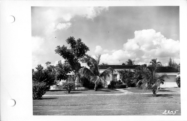 San Domingo Street, Coral Gables, Florida - recto