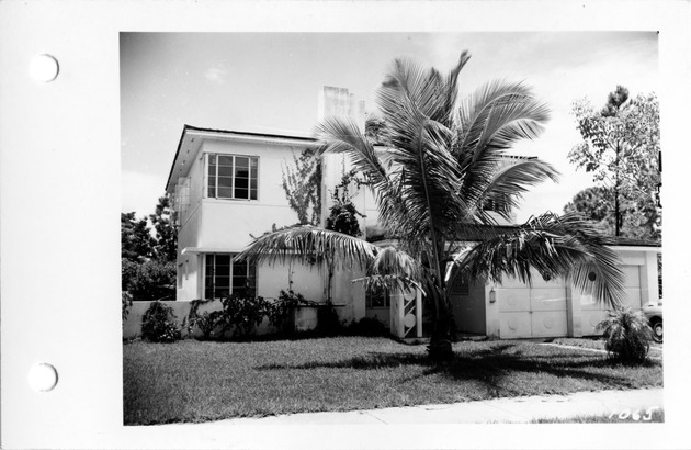 Sidonia Avenue, Coral Gables, Florida - recto