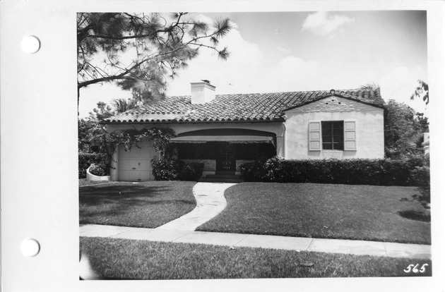 Sorolla Avenue, Coral Gables, Florida - recto