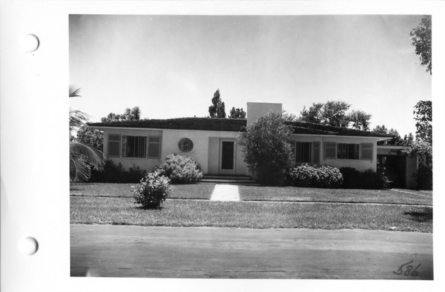 Sorolla Avenue, Coral Gables, Florida - recto