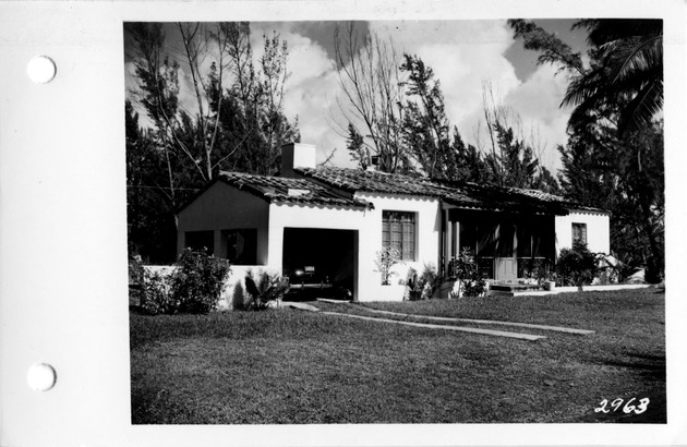 Sunrise Avenue, Coral Gables, Florida - recto