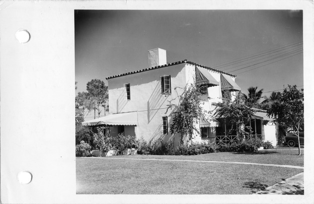 Tunis Street, Coral Gables, Florida - recto