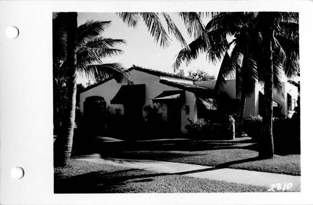 Viscaya Avenue, Coral Gables, Florida - recto