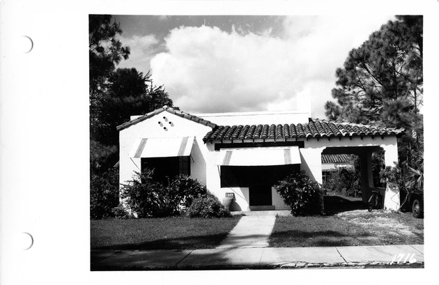 Wallace Street, Coral Gables, Florida - recto