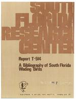 A Bibliography of South Florida Wading Birds