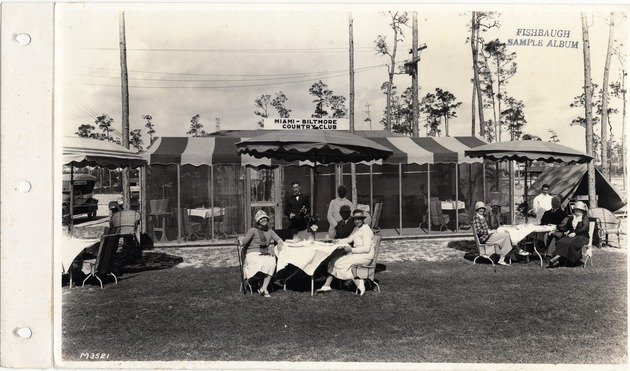 Guests at Biltmore Hotel Country Club Refreshment Pavillion, Coral Gables - Front
