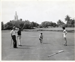 Golf players at Biltmore Hotel golf course Southeast, Coral Gables, Florida